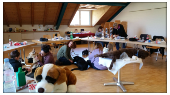 Kursraum mit Teilnehmer